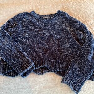 Zara Knit Sweater Blue Size Small